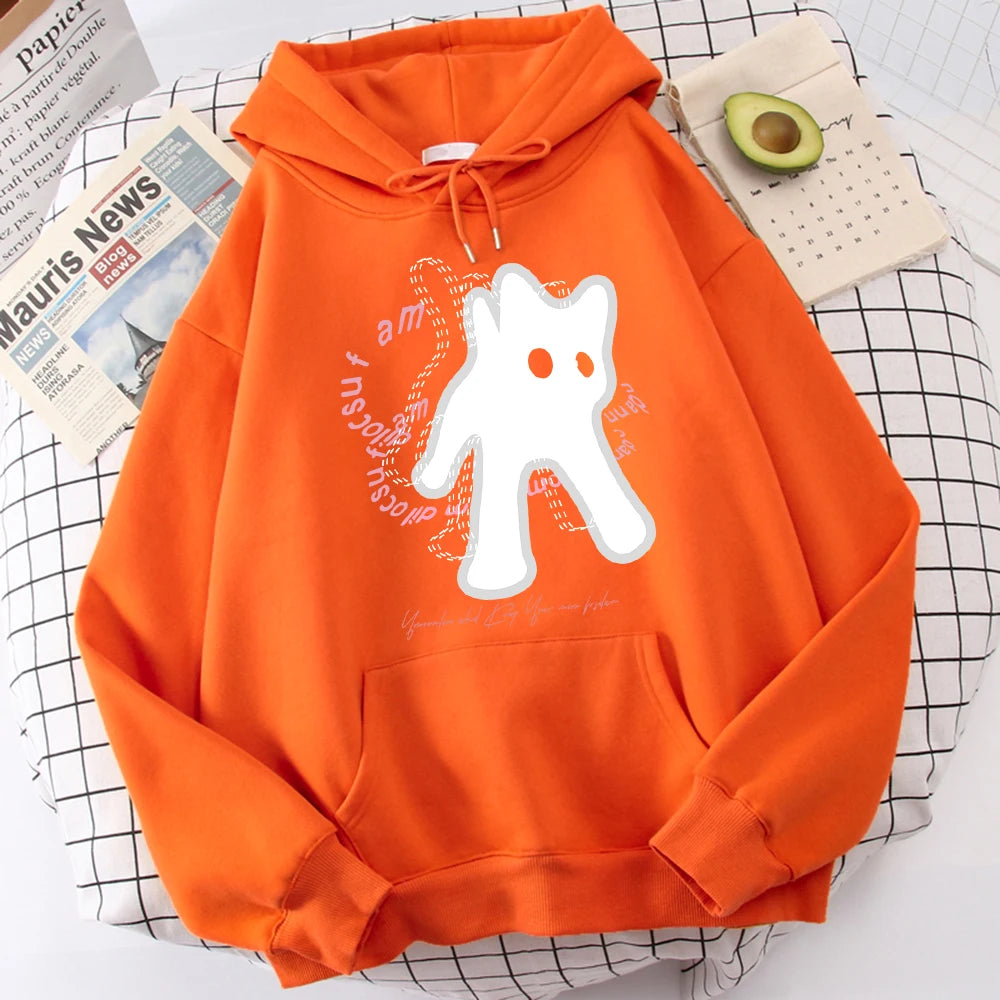 Ghost Cat Hoodie