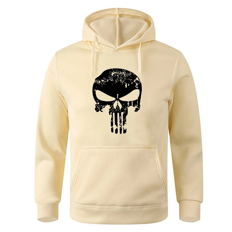 Punishers Skull Printed Hoodie