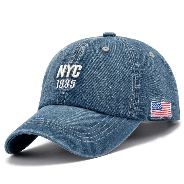 NYC Denim Baseball Cap