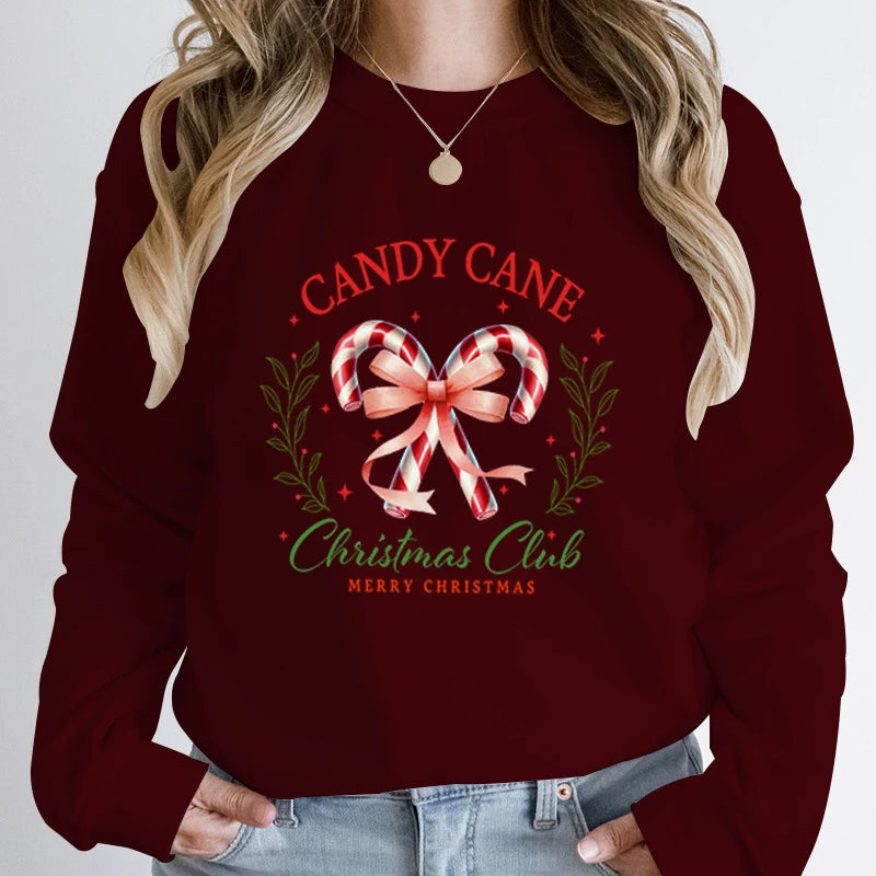 Candy Cane Christmas Sweatshirt